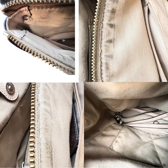 Authentic Coach F36637 Cream Leather Tote Bag AS IS - Picture 16 of 16